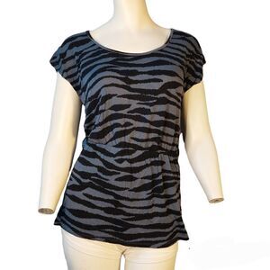 American Dream Zebra Print Shirt